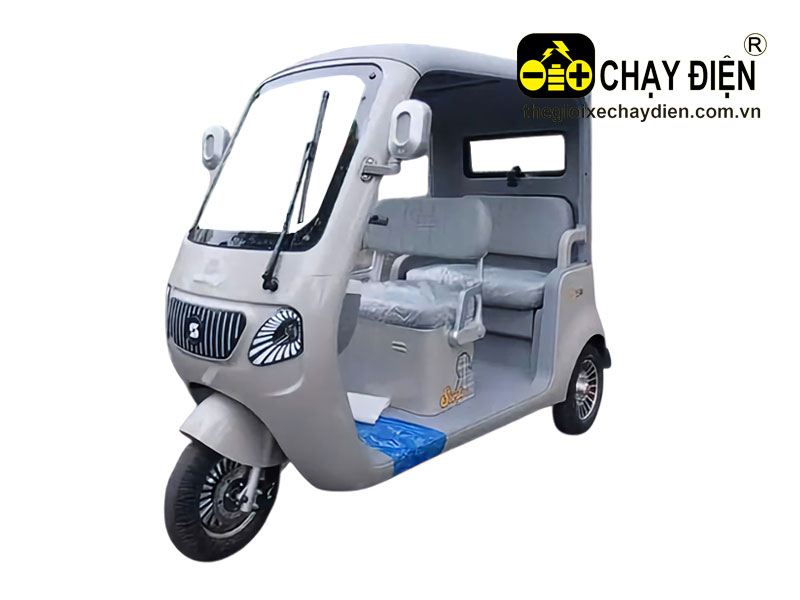 Xe 3 bánh điện 2 hàng ghế 5 chỗ ngồi , mái che, cam lùi Vnbike J7