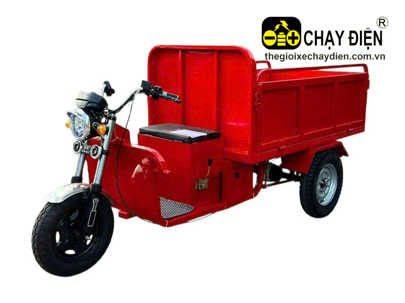 Xe 3 bánh Smart M500 chở hàng 500kg, thùng lửng