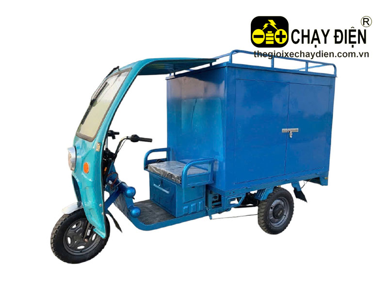 Xe 3 bánh thùng kính, mái che Smart M700 Pro