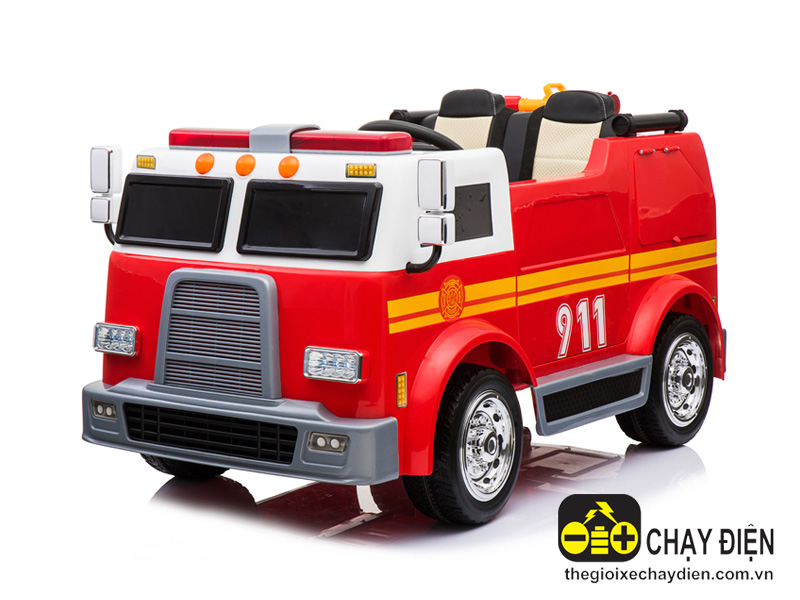 Xe cứu hỏa điện BJ911 là sản phẩm tuyệt vời dành cho trẻ em. Thiết kế hiện đại, bắt mắt, nó sẽ mang đến cho các bé cảm giác như đang trở thành các lính cứu hỏa thực sự. Các bé có thể cảm nhận được trách nhiệm của một người đàn ông chữa cháy, họ cũng có thể hướng dẫn những người lớn và trẻ em khác về an toàn phòng cháy.