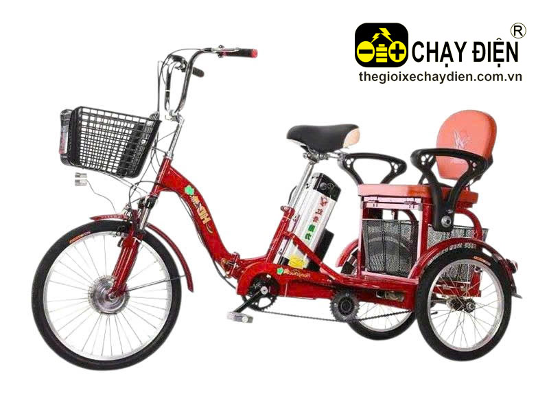 Xe đạp ba bánh trợ lực điện cho người già HD-02