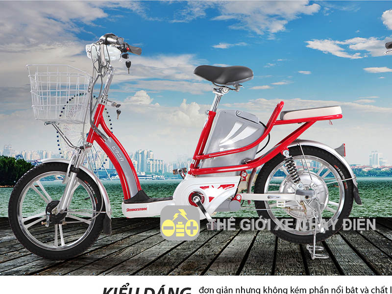 Xe đạp điện Bridgestone nhập khẩu Hai Bà Trưng