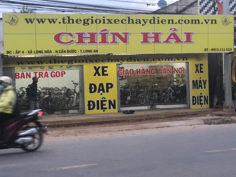 Xe đạp điện Cần Đước