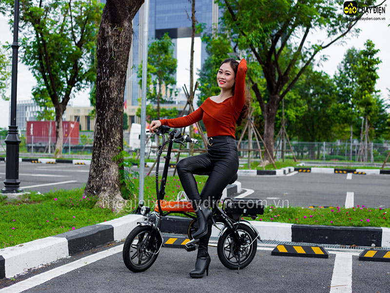 Xe đạp điện gấp FMT nhập khẩu An Giang