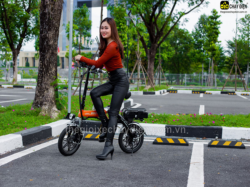 Xe đạp điện gấp FMT nhập khẩu Lạng Sơn 
