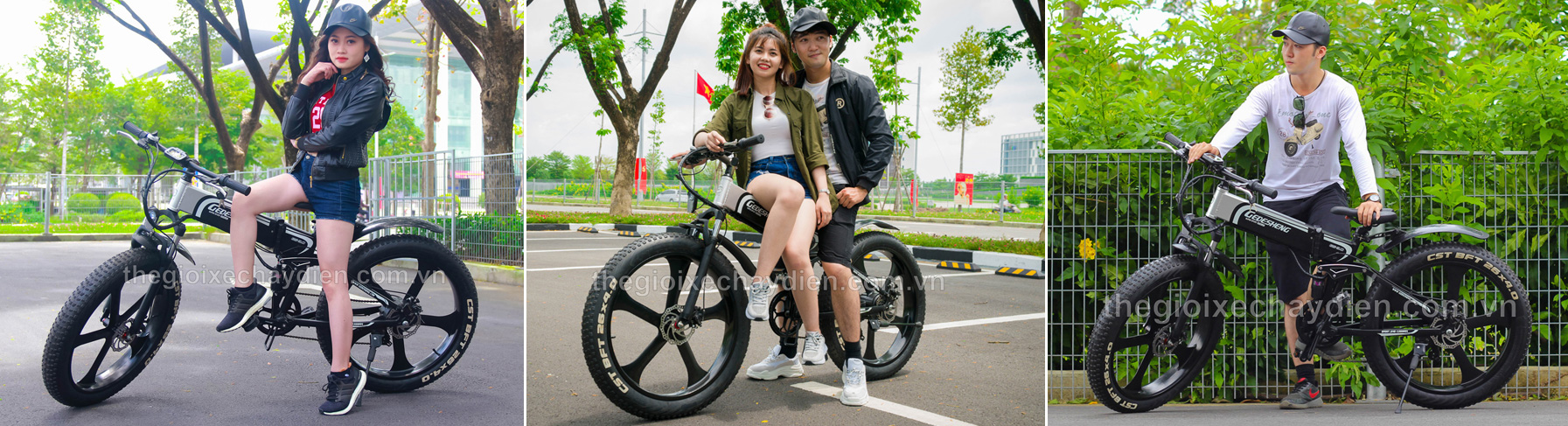 Xe đạp điện gấp Gedesheng M007 26inh 
