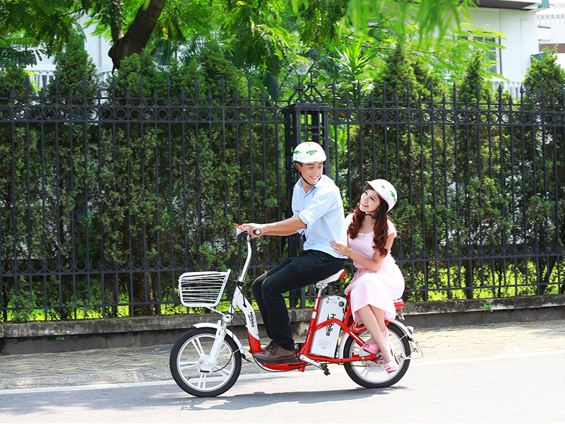 Xe đạp điện Hkbike tại Hậu Giang 
