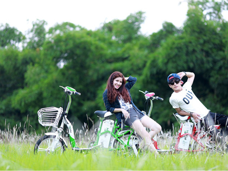 Xe đạp điện Hkbike tại Sóc Trăng 