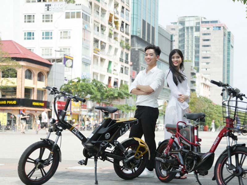 Xe đạp điện Hola tại An Giang 