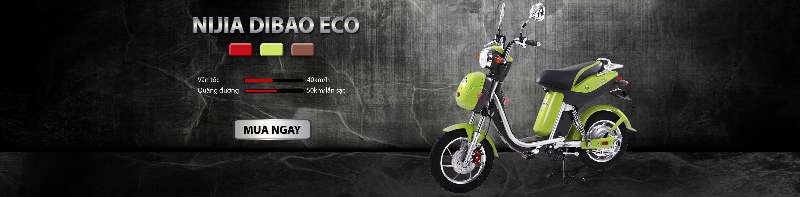 Xe đạp điện Nijia Dibao Eco 