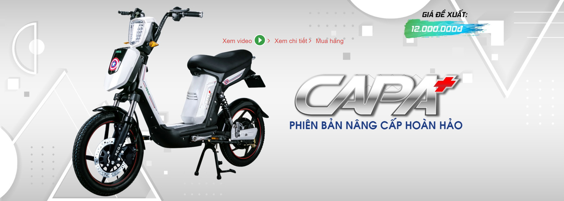 Xe đạp điện Pega Cap A+