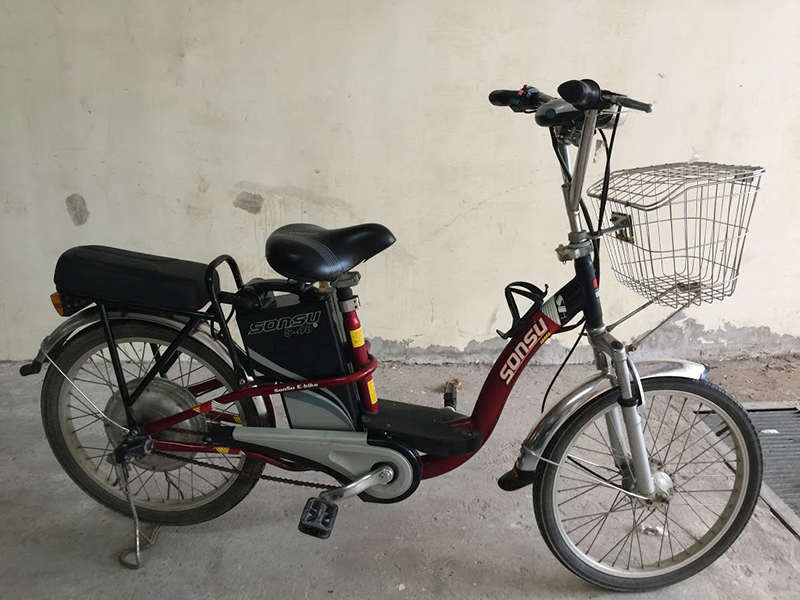 Xe đạp điện Sonsu nhập khẩu Long An 