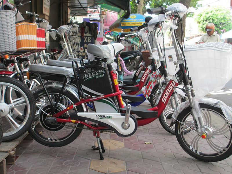 Xe đạp điện Sonsu nhập khẩu Tiền Giang 