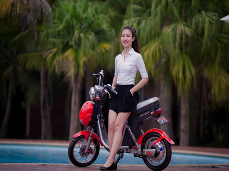 Xe đạp điện Suzika nhập khẩu Long Biên