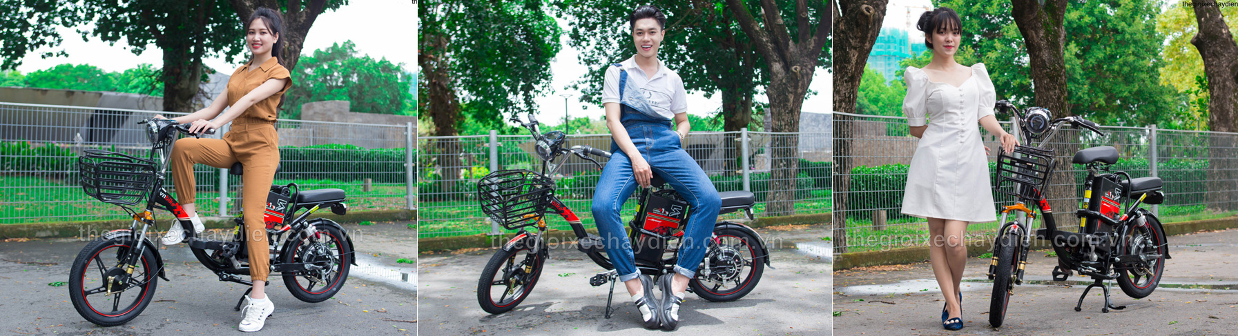 Xe đạp điện Vnbike V1 18inch Plus 