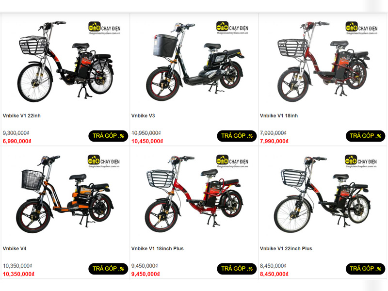 Thế giới xe đạp điện xe máy điện nhập khẩu chính hãng giá rẻ