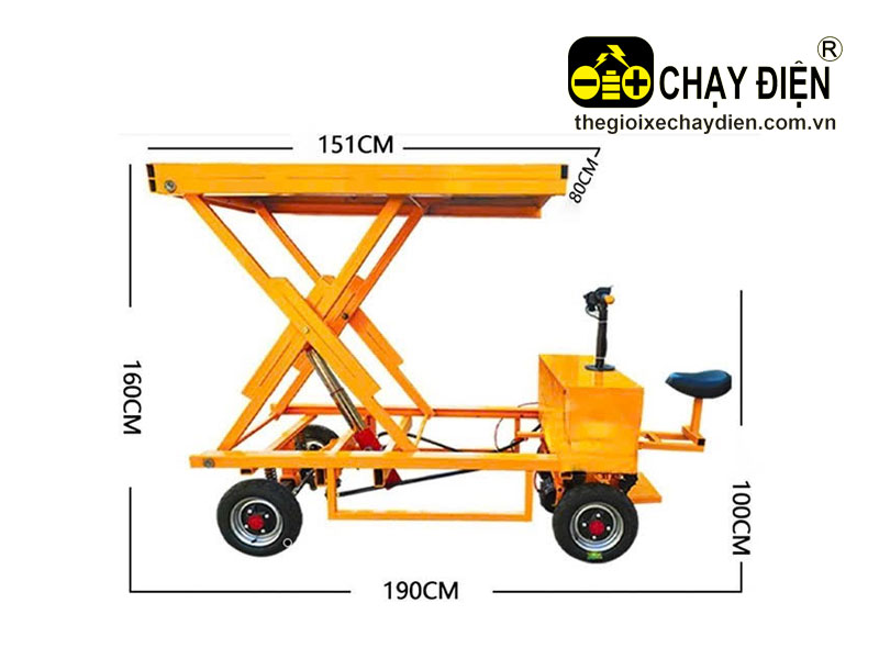 Xe điện chở hàng có bàn nâng Smart CNV58 500kg