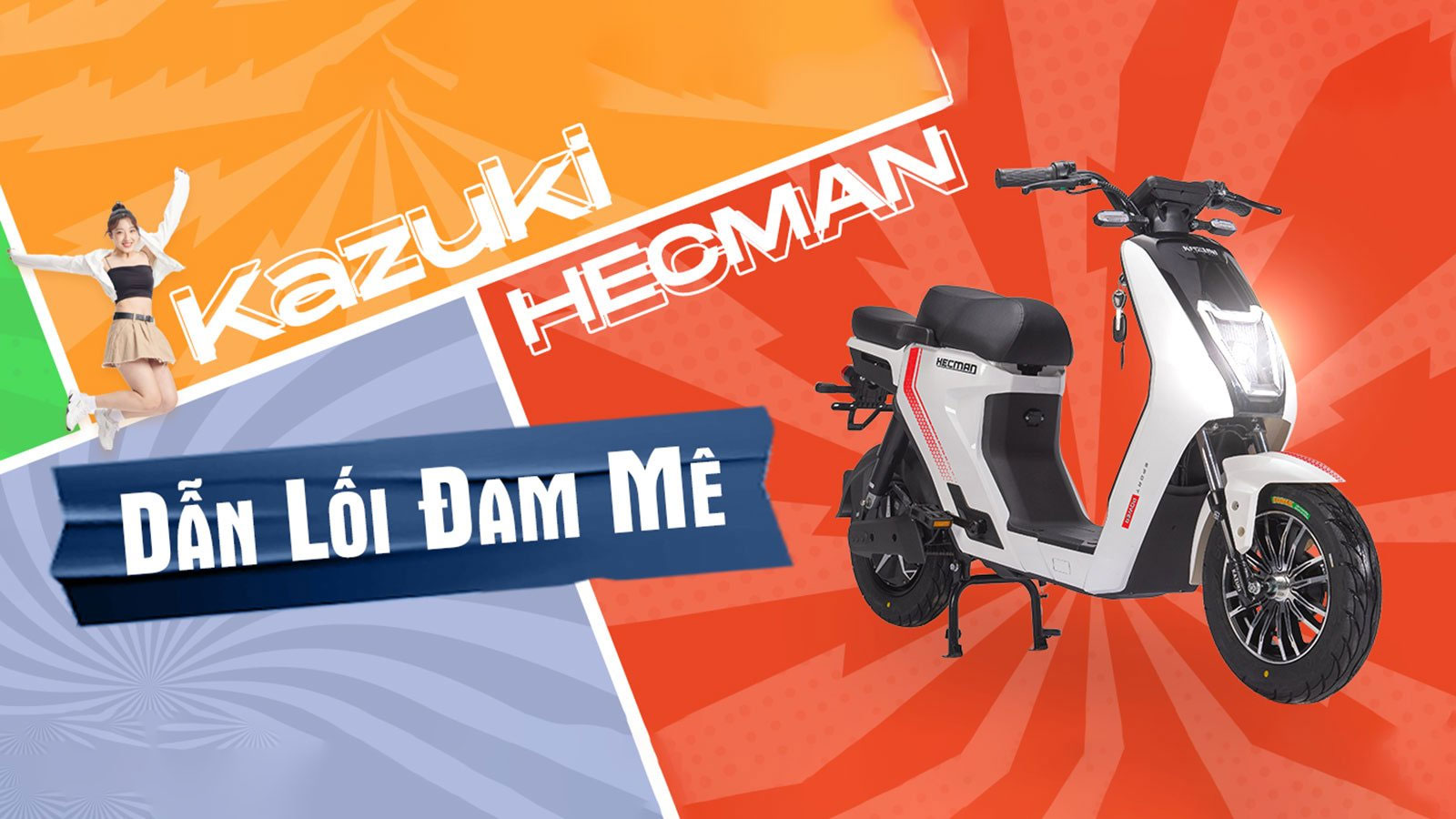 Xe điện KAZUKI HECMAN 