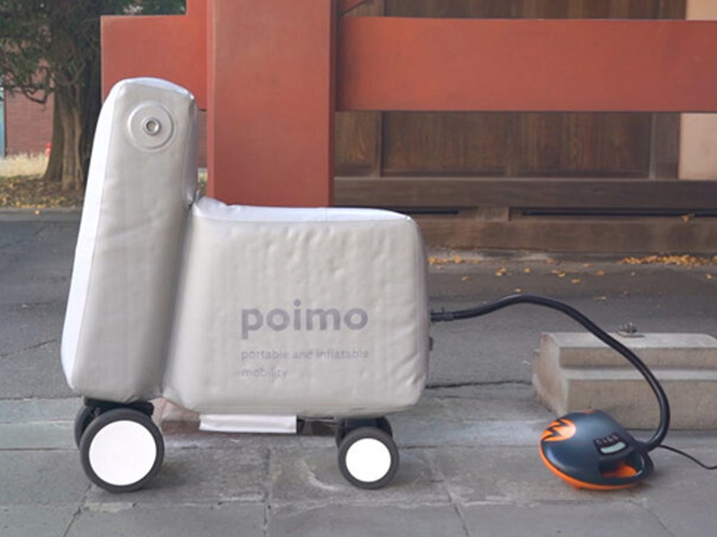 Xe điện Posimo - gấp gọn bỏ vào balo, bơm căng phồng khí sử dụng