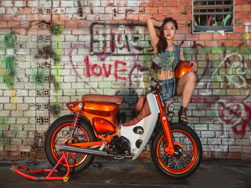 Xe máy cub tại Bình Thuận