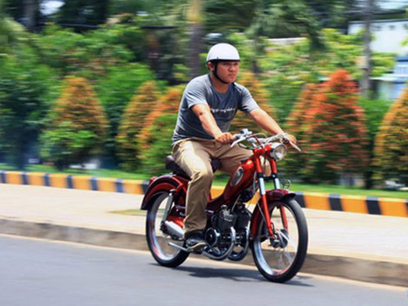 Xe máy cub tại Cà Mau