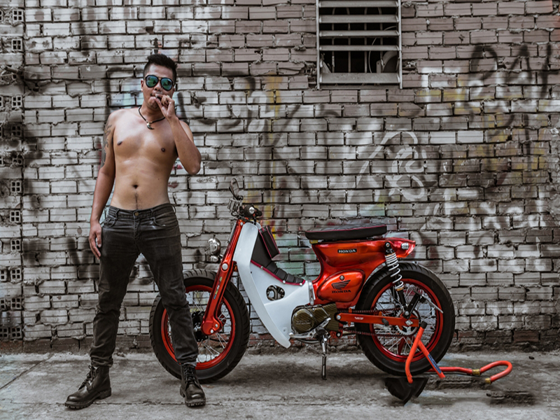 Xe máy cub tại Nghệ An