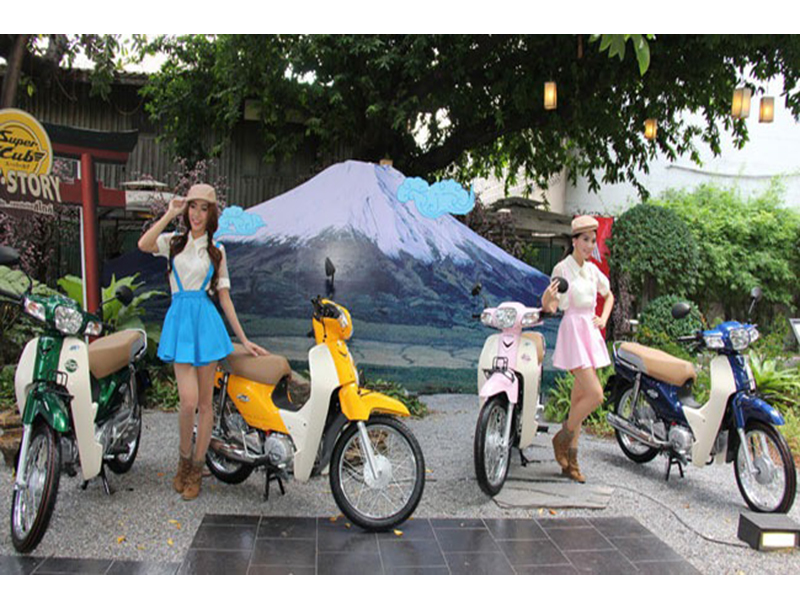 Xe máy cub tại Vũng Tàu