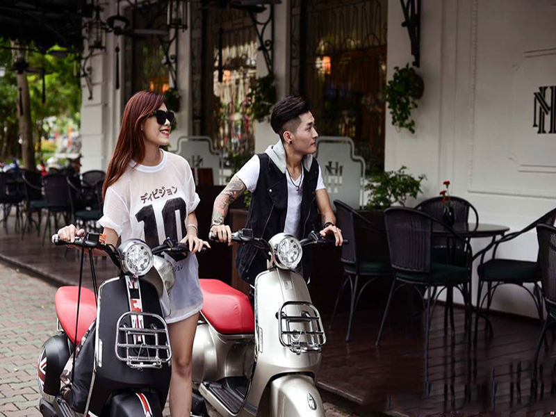 Xe máy điện Aima tại Long An