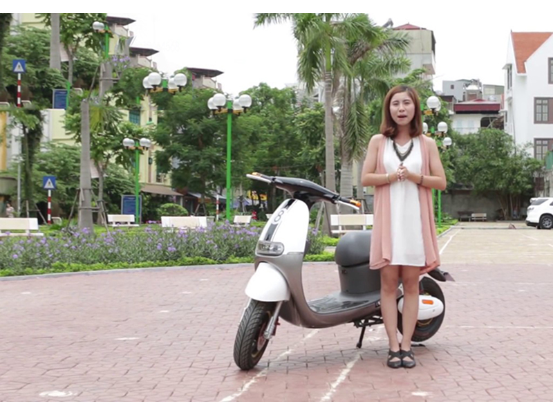 Xe máy điện Gogoro tại Huế 