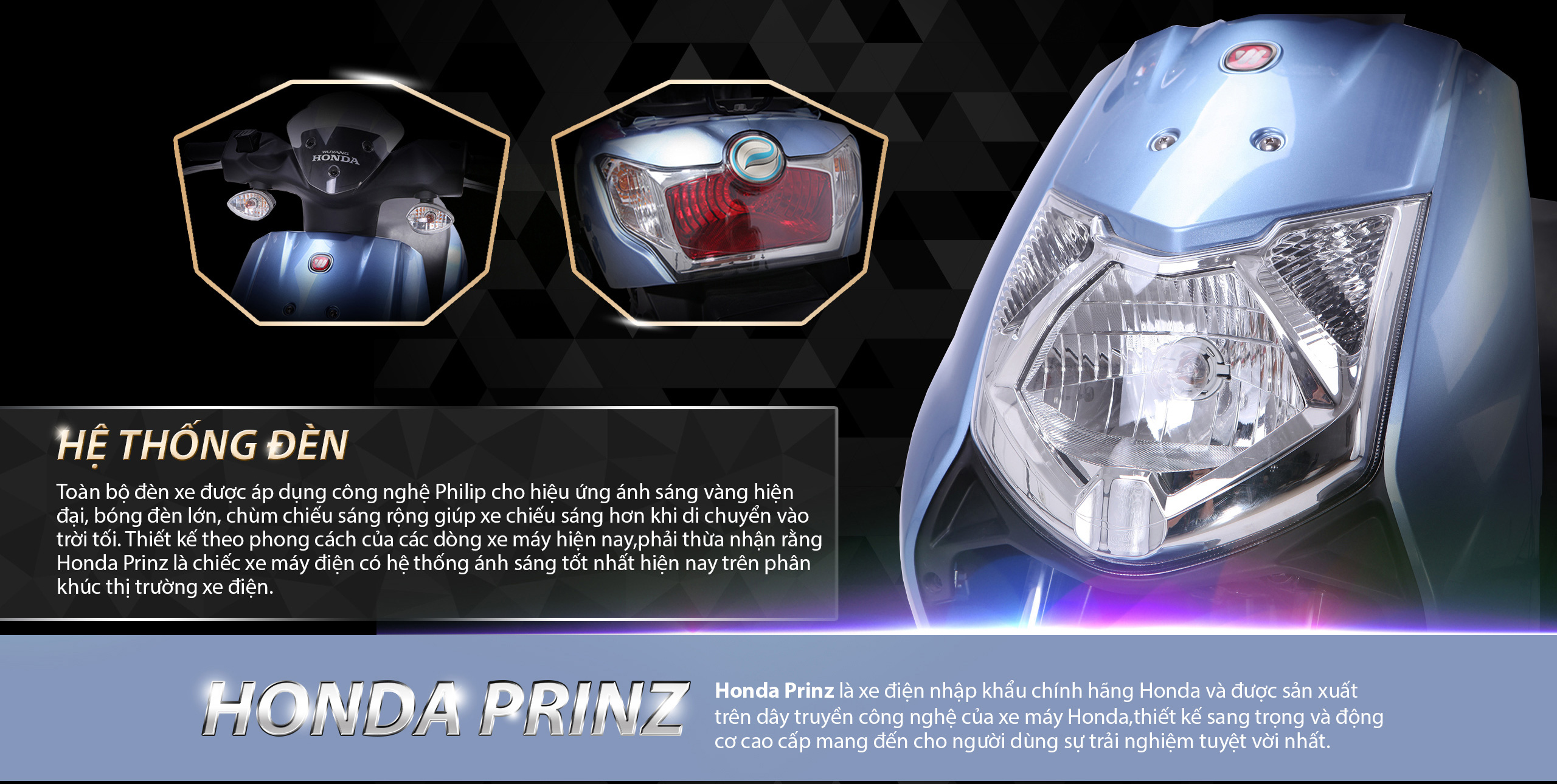 Xe máy điện Honda Prinz 