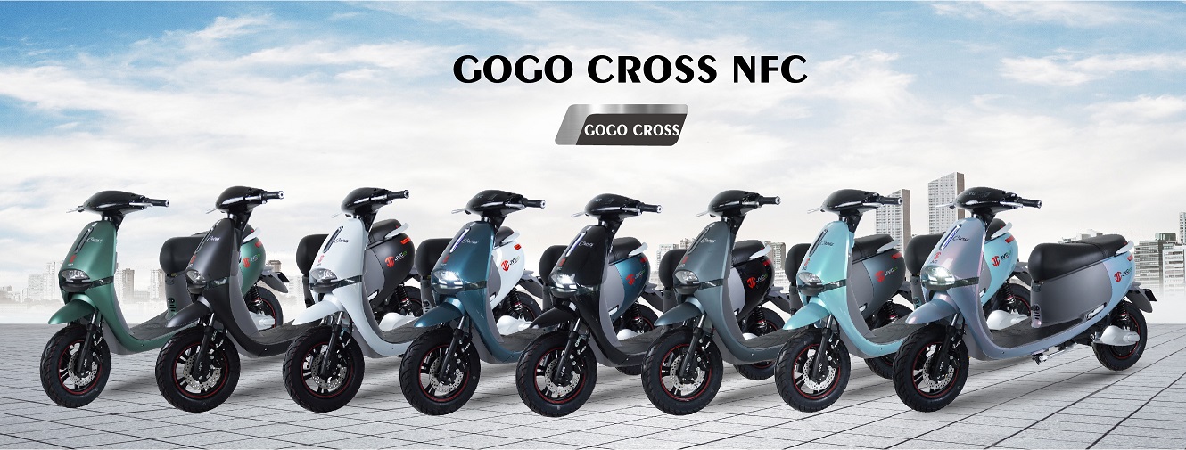 Xe máy điện JVC GOGO CROSS NFC 