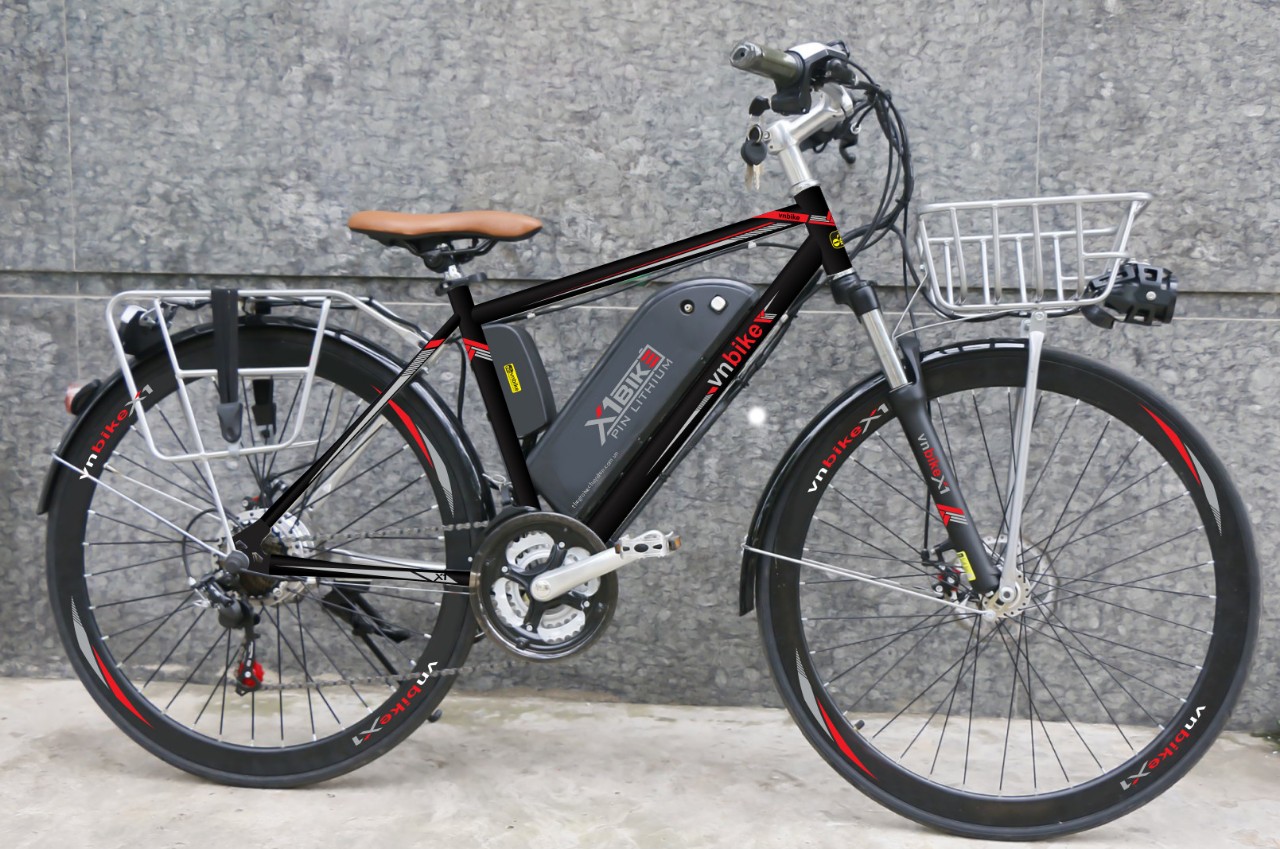 Xe đạp điện Vnbike X1 sở hữu màu sắc cá tính