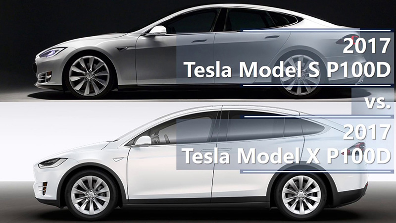 Hai model Tesla 2017 P100D