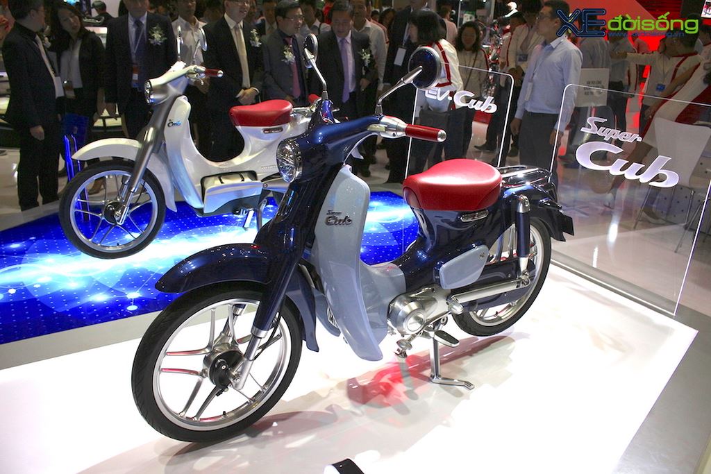 Honda Benly Electric có hình dáng tương tự với Honda Super Cub
