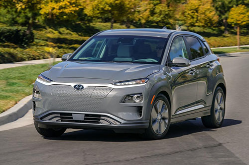 Ô tô điện Hyundai Kona đang chạy thử trên đường phố Hoa Kỳ