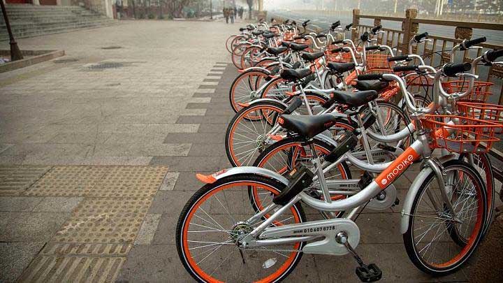 Dịch vụ cho thuê xe đạp ở Trung Quốc