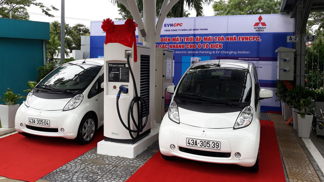 Ô tô điện Mitsubishi đang được thử nghiệm tại Đà Nẵng