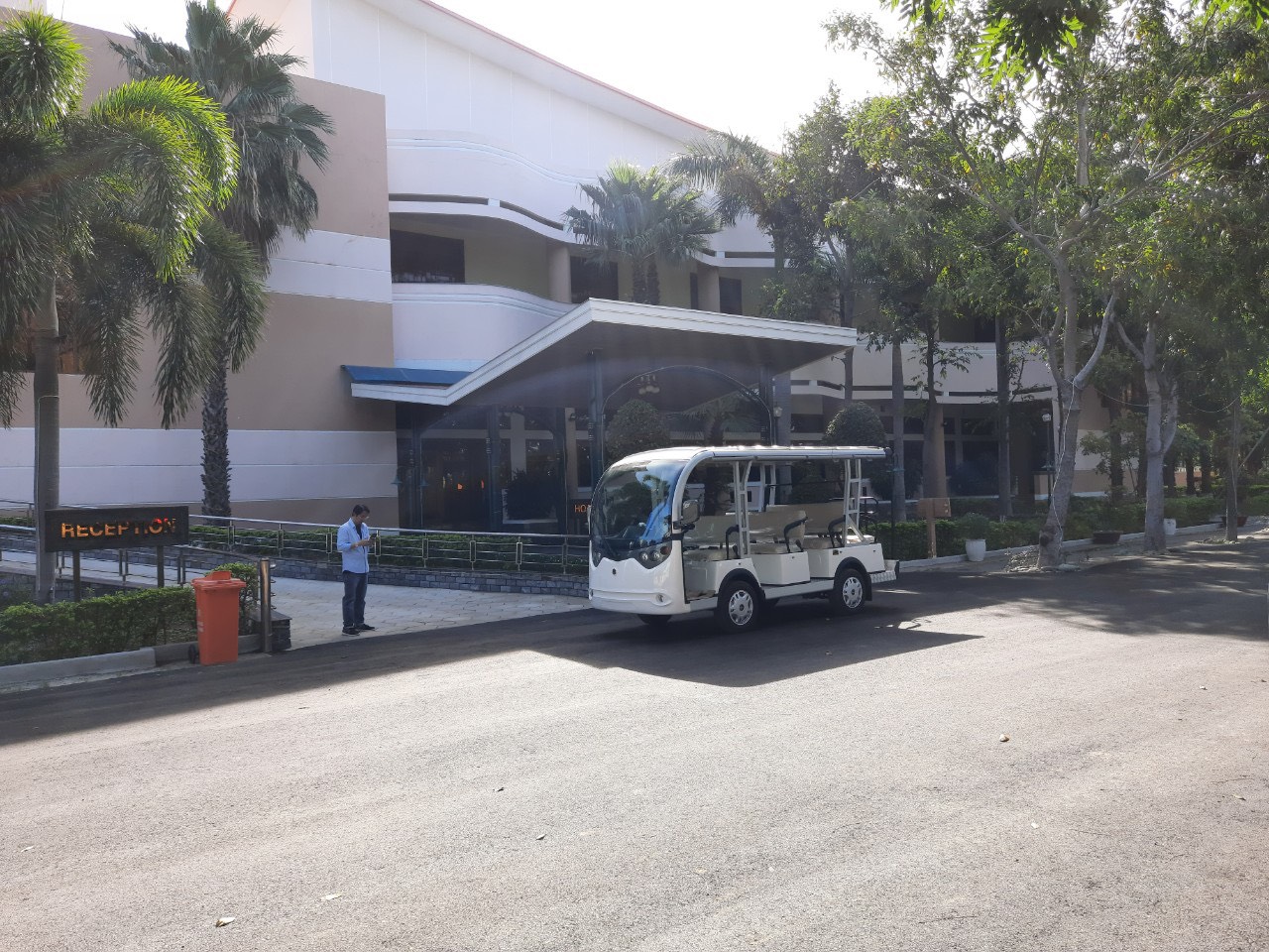 Xe điện của TGXCĐ tiếp tục chinh phục Long Thuận Resort & Spa