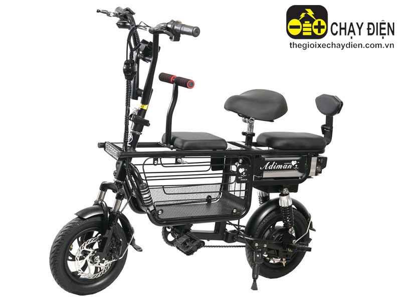 Kiểu dáng xe đạp điện Adiman A1 48V-10A thon gọn, năng động