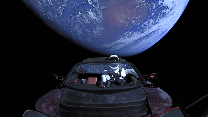 Tesla đưa xe điện Roadster lên sao Hỏa