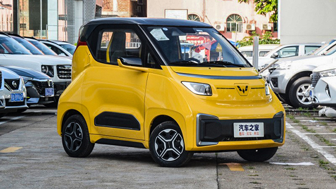 Mẫu xe ô tô mini điện Wuling Nano EV 2022 có giá thành khá rẻ