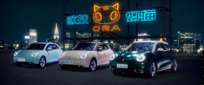 Mẫu ô tô điện Ora Good Cat China thiết kế hoài cổ gây sốt tại thị trường Thái Lan 2021