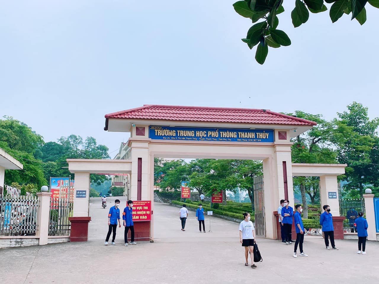 TGXCĐ đã tổ chức chương trình tiếp sức tại THPT Thanh Thủy, thuộc tỉnh Phú Thọ