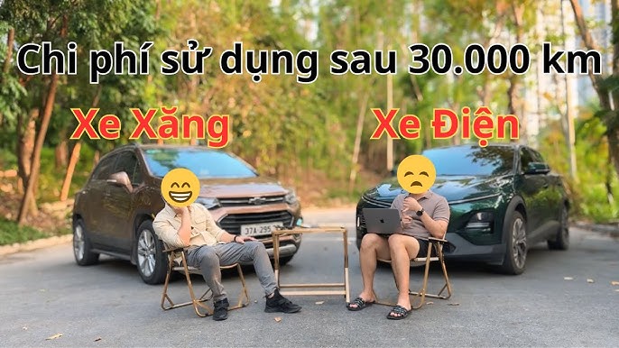 So sánh chi phí sử dụng ô tô điện và ô tô xăng