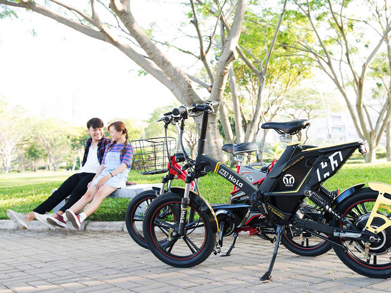 Xe đạp điện Hola tại Cát Tường 