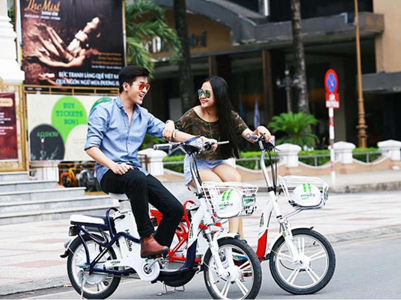 Xe đạp điện Hkbike nhập khẩu An Giang 