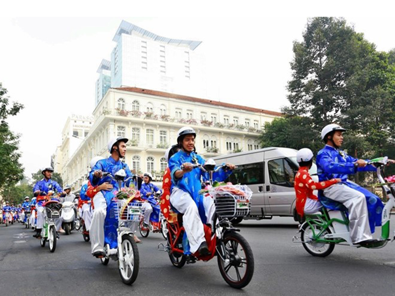 Xe đạp điện Aima tại Vĩnh Long 