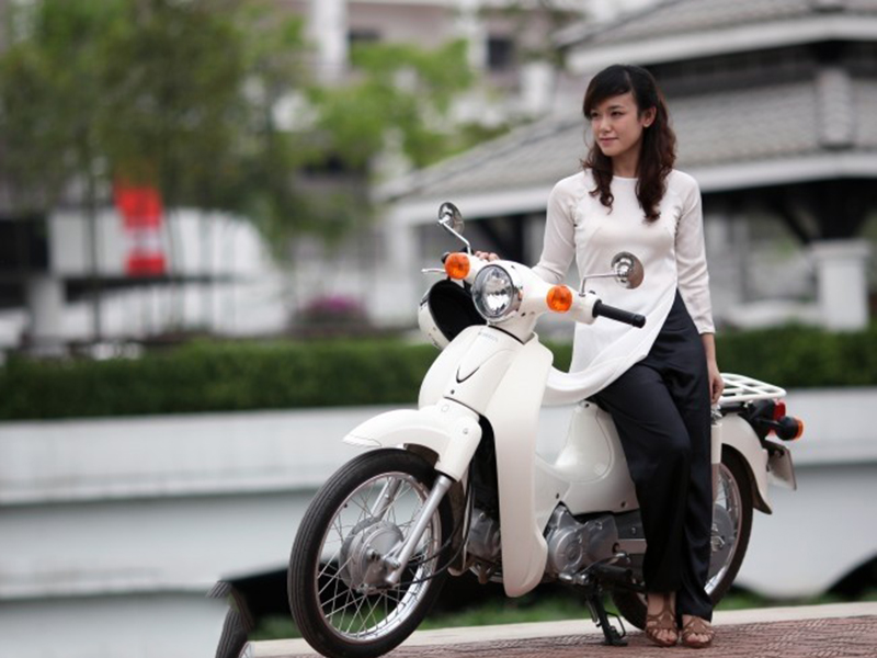 Xe máy Cub tại Hậu Giang