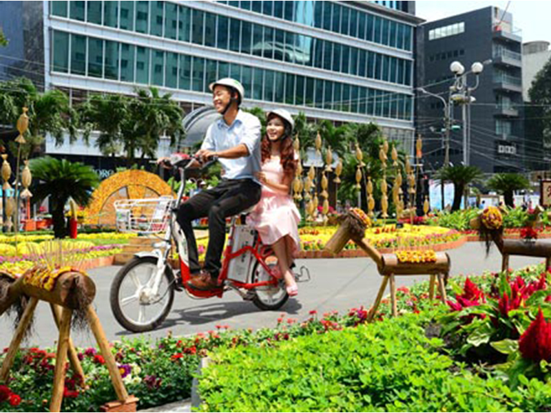 Xe đạp điện Hkbike nhập khẩu Hải Phòng 