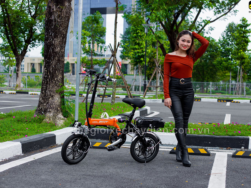 Xe đạp điện gấp FMT nhập khẩu Long Biên 
